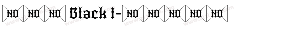 兰亭黑 Black I字体转换